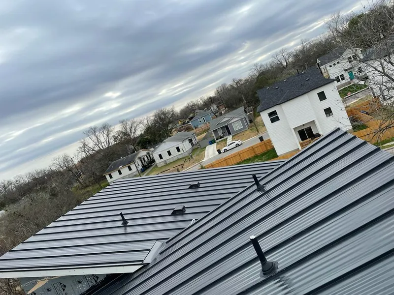 Standing seam metal roof panels with vents for Skylight Repair in Citrus Park